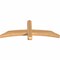 Ekena Millwork Bellingham Timber Gable Bracket, Western Red Cedar, 48"W x 18"H x 3 1/2"D x 3 1/2"F, 9/12 Pitch GBW048X18X0404BEL00SWR - alternate 4